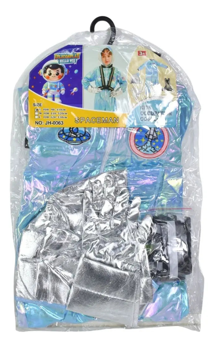 Disfraz Infantil Astronauta Blanco O Celeste Halloween