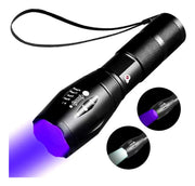 Linterna Luz Led Ultravioleta Uv Recargable Zoom Camping Lin