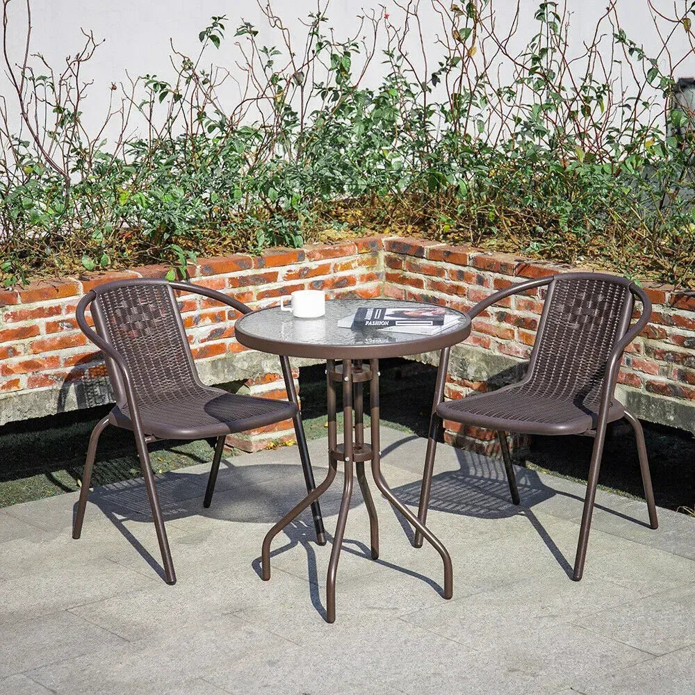 Juego De Jardin 2 Sillas Ratan Mejor Precio