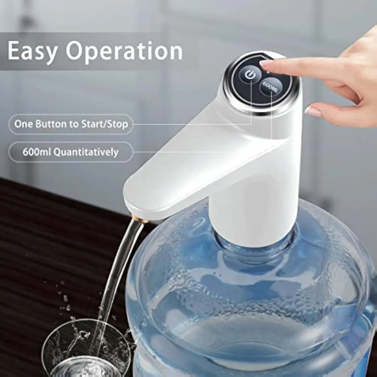 Dispensador De Agua Usb Eléctrico Con Bomba Para Garrafón