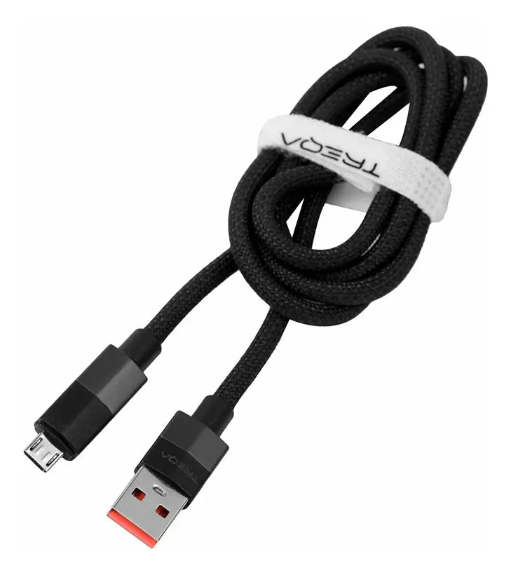 Cable Trenzado Treqa De Carga Celular 1 M Ca-8971 Usb V8