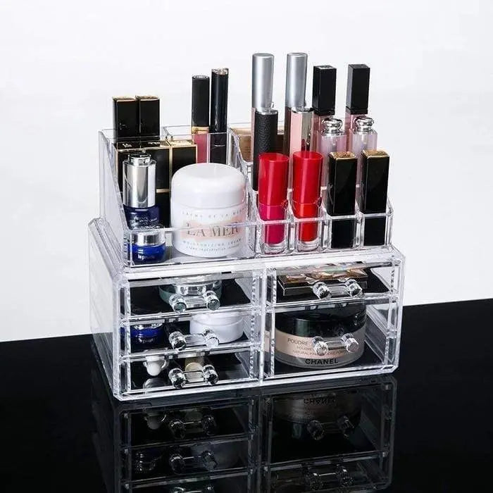 Organizador Cosmético Exhibidor Maquillaje Acrílico 5cajones