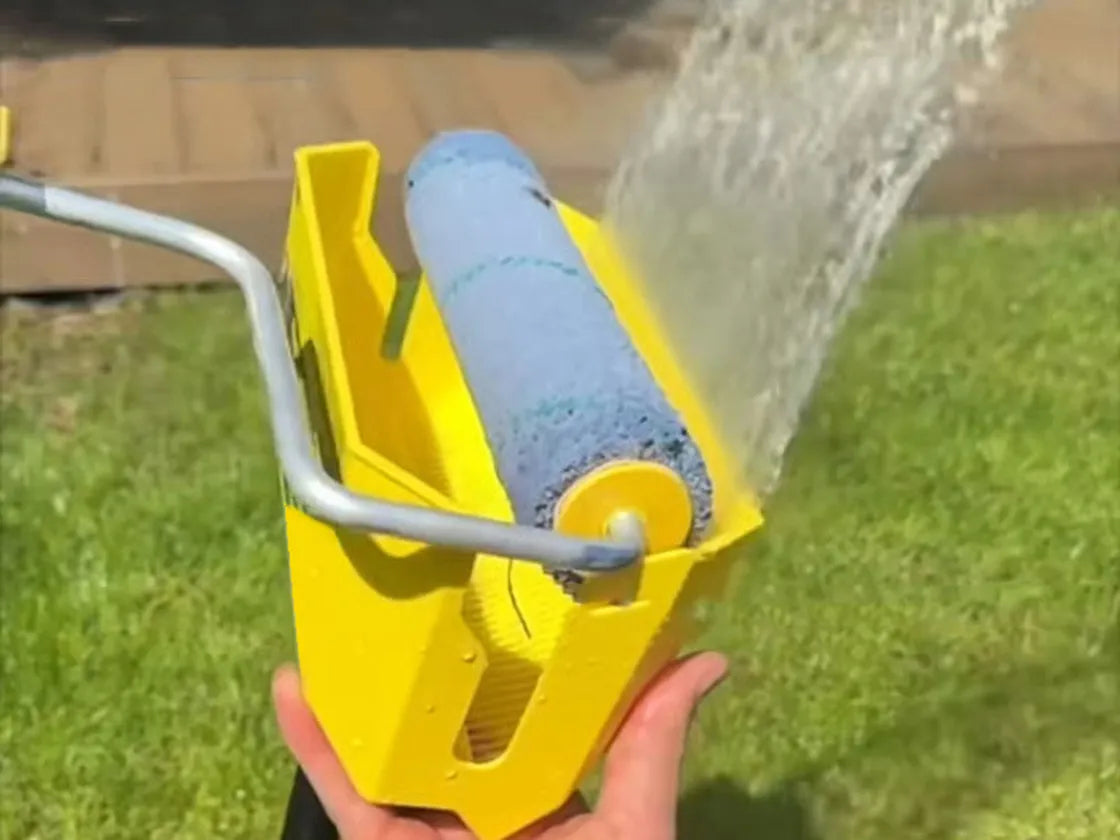 Limpia Rodillo Portátil Con Anillo De Reciclaje