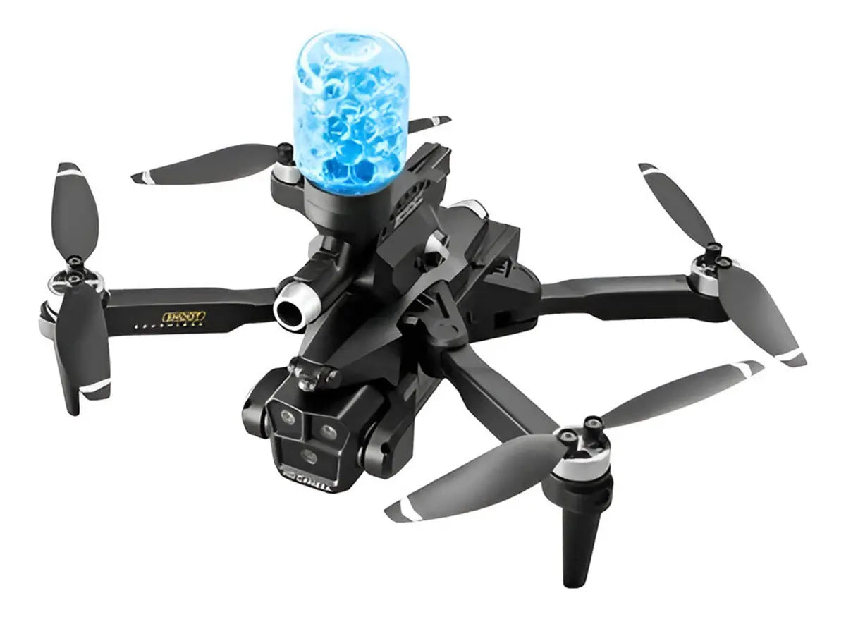 Drone 360 Control Cámara Lanzador Balas Hidrogel De Combate