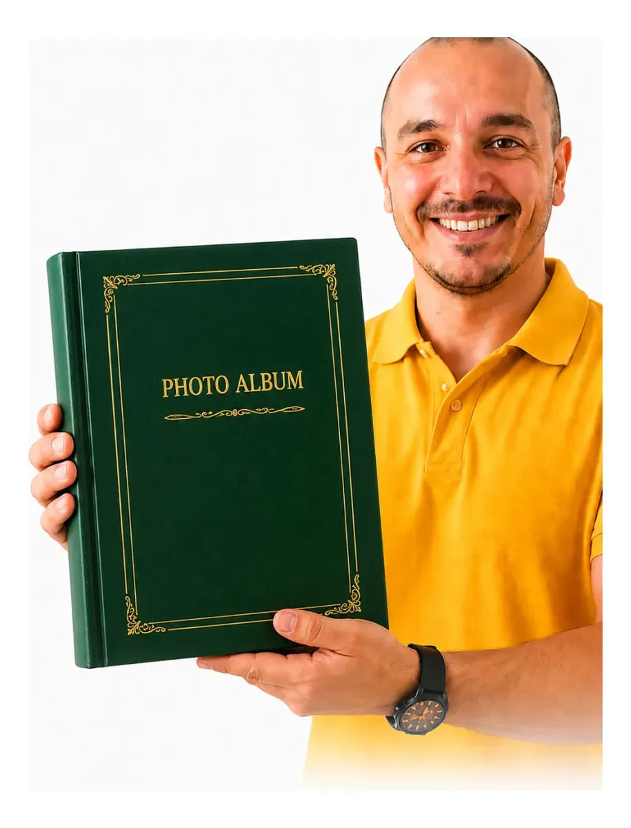 Álbum 200 Fotos 13x18 Con Folios Protectores Tapa Rígida