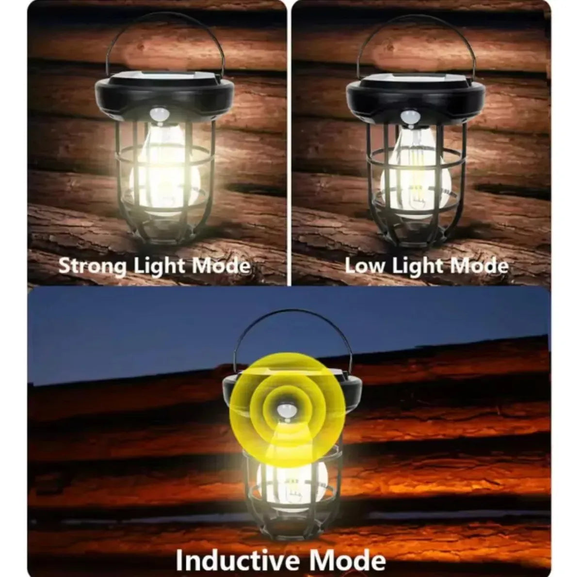 Lampara Con Panel Solar Para Exterior Sensor De Movimiento