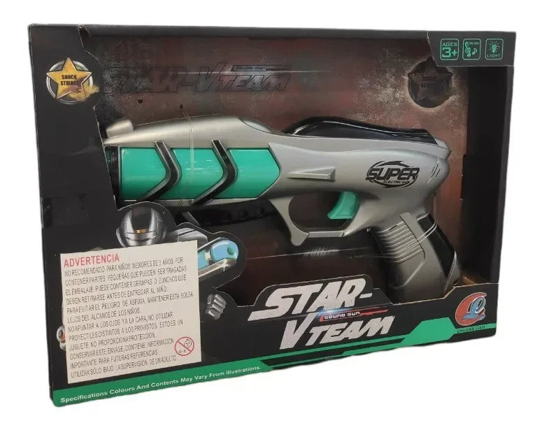 Arma De Juguete Pistola Con Luz Sonido Futurista Juguete