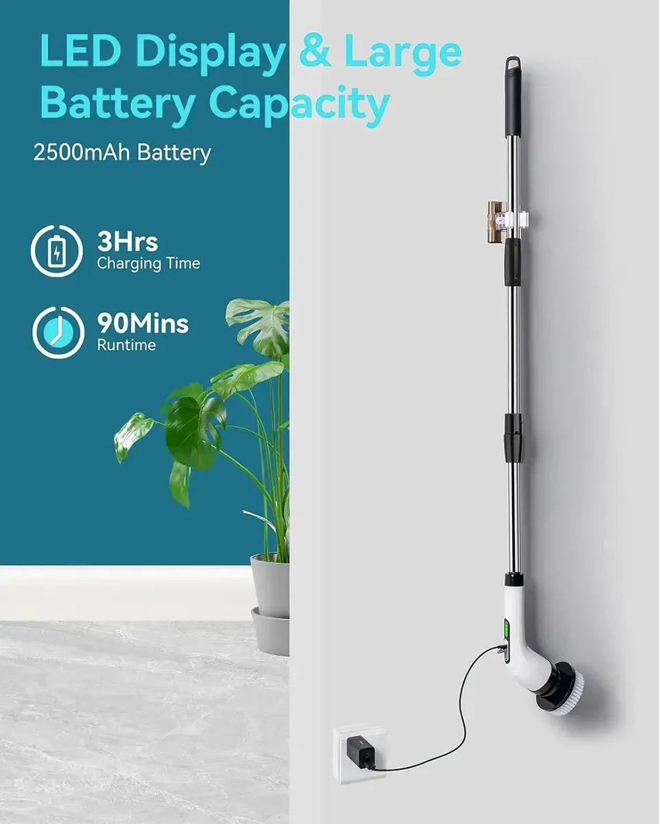 Cepillo Electrico Limpieza Baños Duchas Azulejos Baldosas