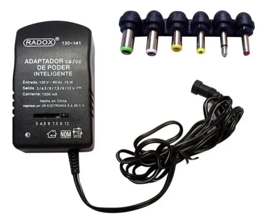 Eliminador Adaptador De Voltaje Universal 3 A 12 V 1200 Ma