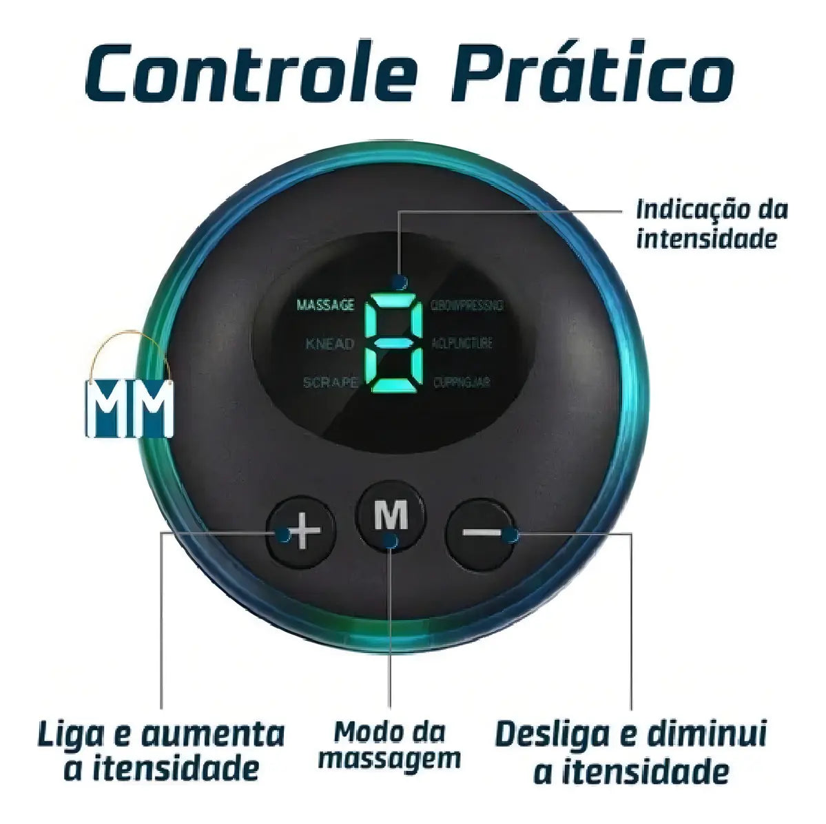 Nobrand Massageador Pulse Negro