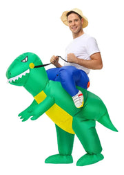 Disfraz Inflable De Dinosaurio T-rex Para Adultos Halloween
