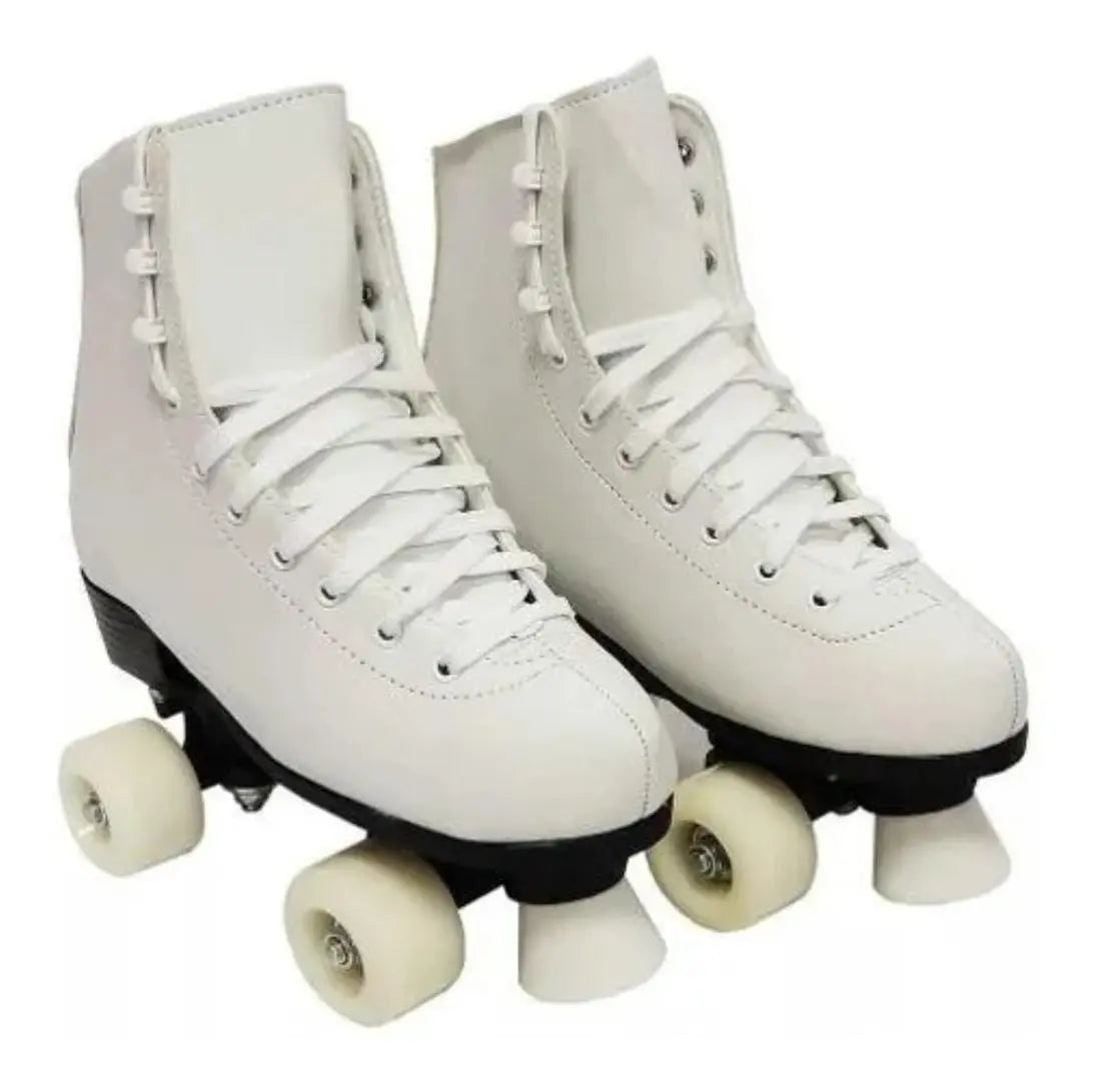 Patín Artístico Semi Profesional 4 Ruedas Patinaje Niña + Casco
