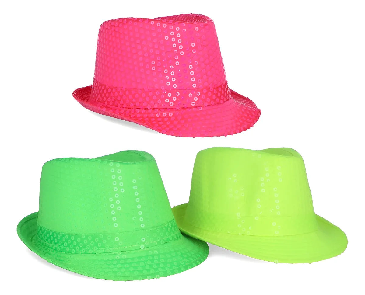 Sombrero Con Lentejuelas Para Cotillón 13 X 22 X 27 Cm