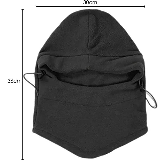 Super Promo Invierno 3 Piezas Cuello + Guante + Pasamontaña Negro Único