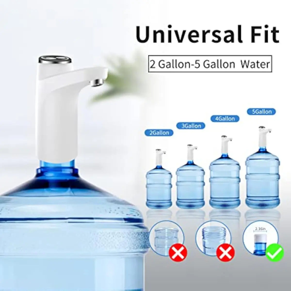 Dispensador De Agua Usb Eléctrico Con Bomba Para Garrafón