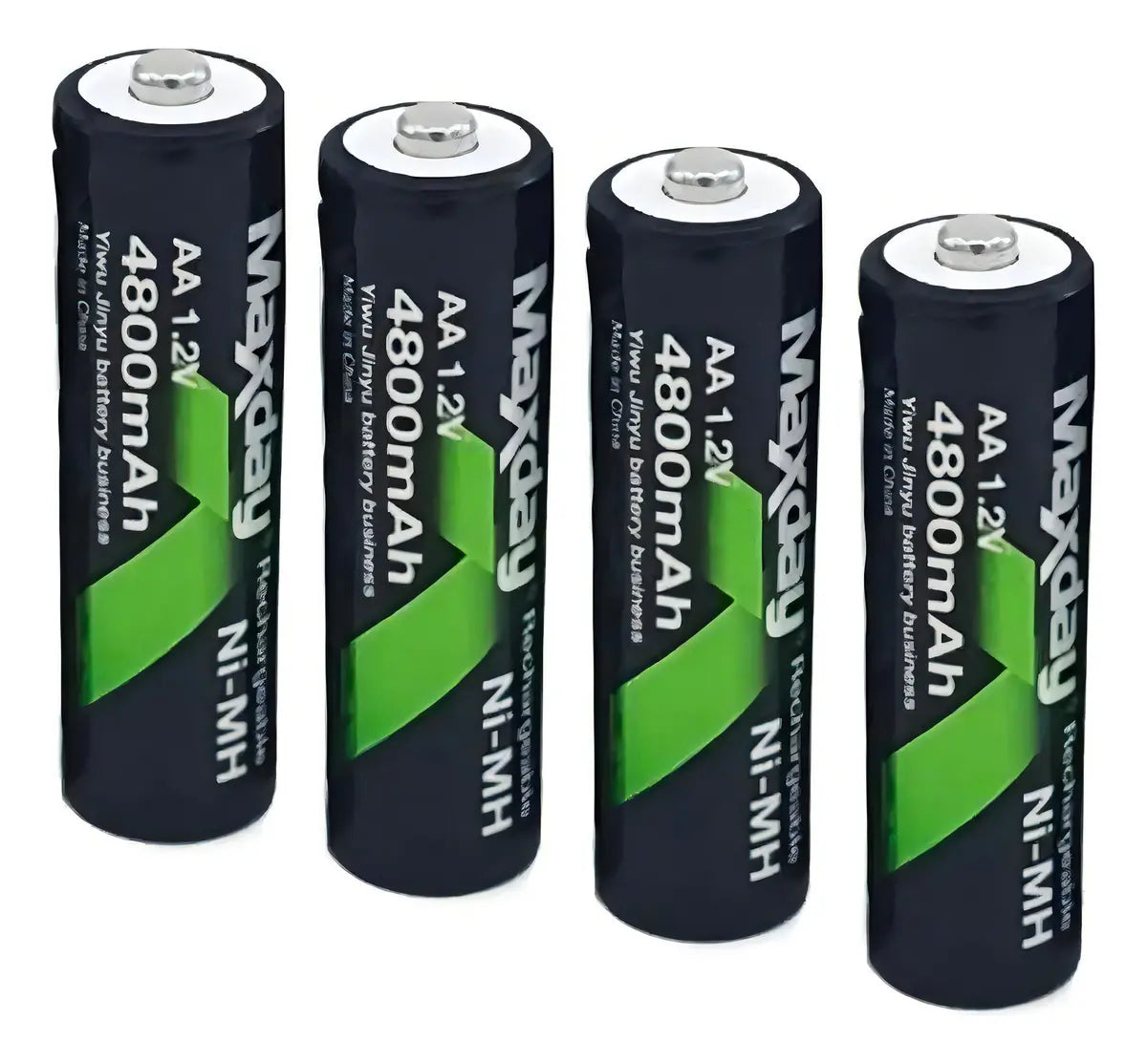 Pila Recargable Maxday 4800 Mah Aa 1.2 V 1000 Horas Calidad