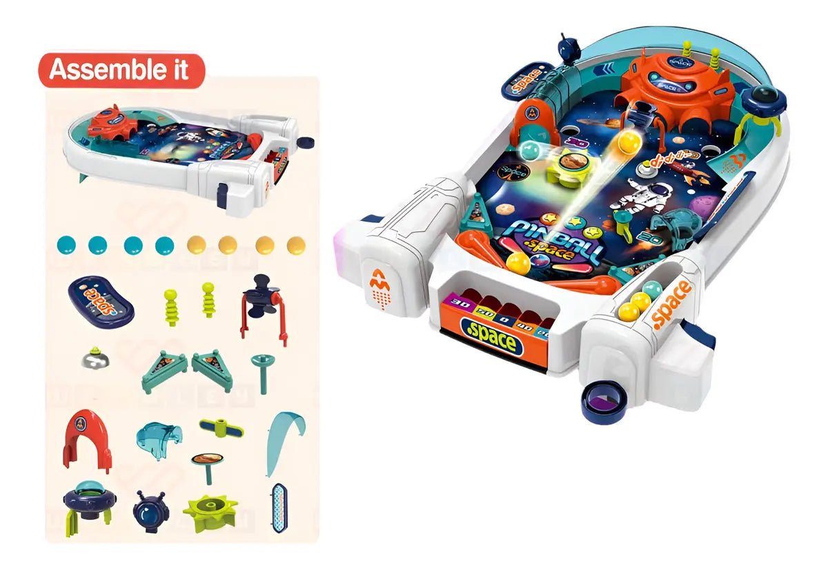 Juego Mini Pinball Espacial De Mesa