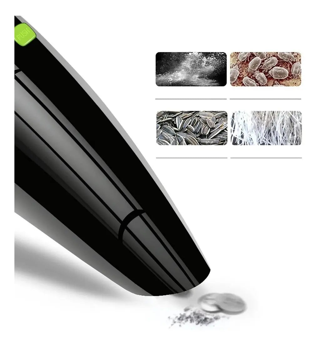 Aspiradora Auto Inalámbrica Carga Usb 120 W Color Verde Oscuro