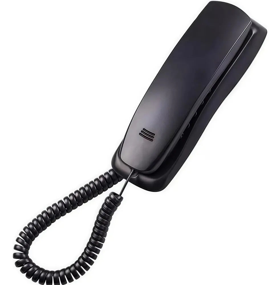 Teléfono Fijo Alambrico Casa Teléfono De Pared Oficina Negro