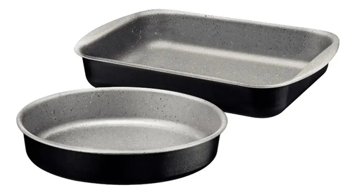 Juego De Asadera Tramontina Brasil 2 Piezas Color Negro