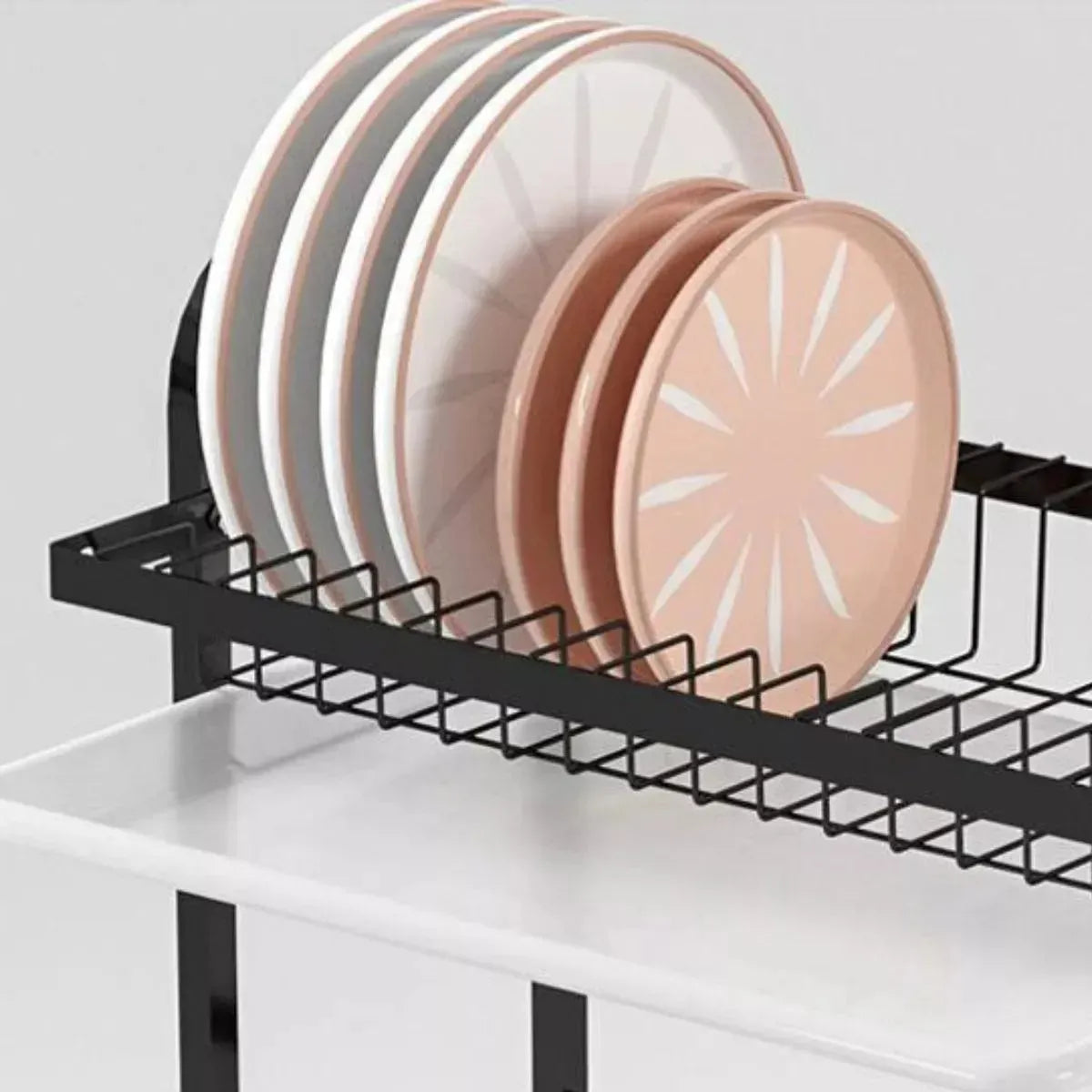 Escurridor Secador Platos Vajilla Cocina 2 Nivel Acero Inox