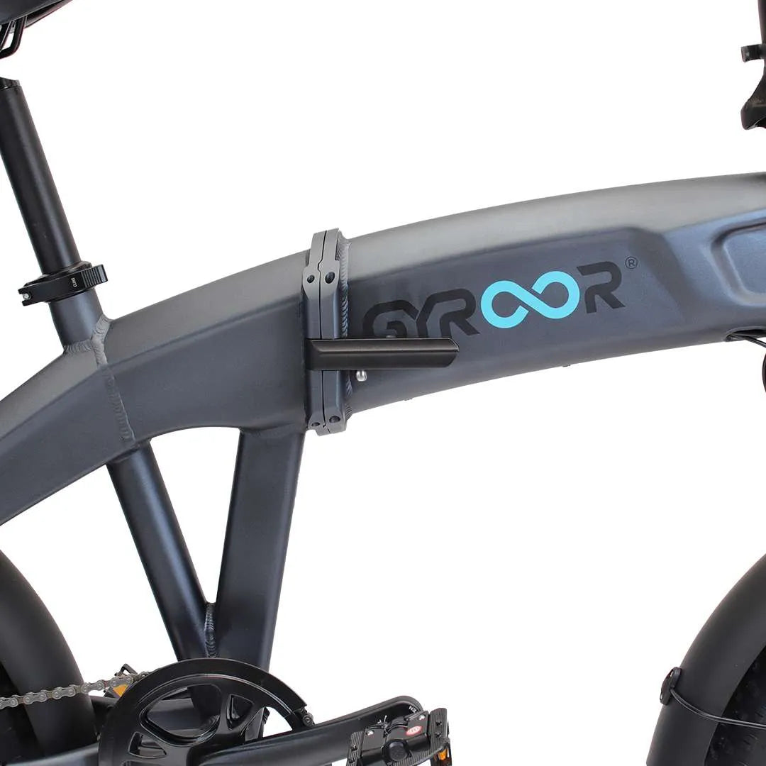 Bicicleta Eléctrica Plegable Rodado 20 Eb033 Gris