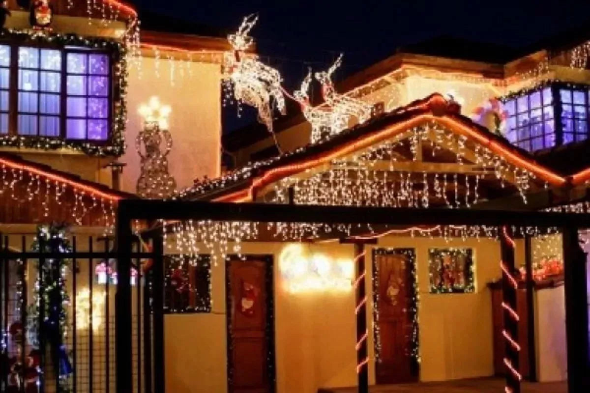 Luz de navidad 4.5m multicolor y calida