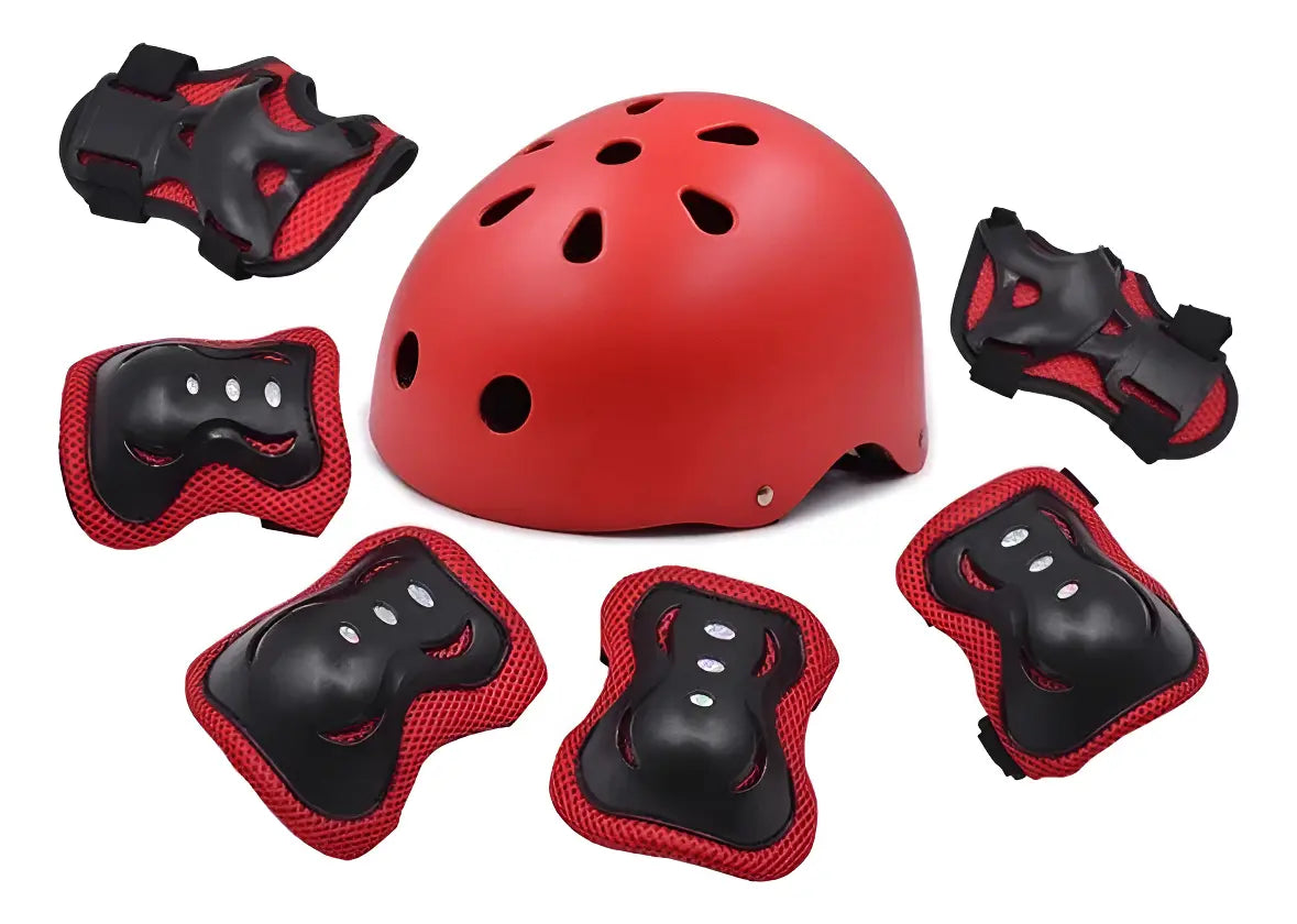 Pack infantil casco + protectores
