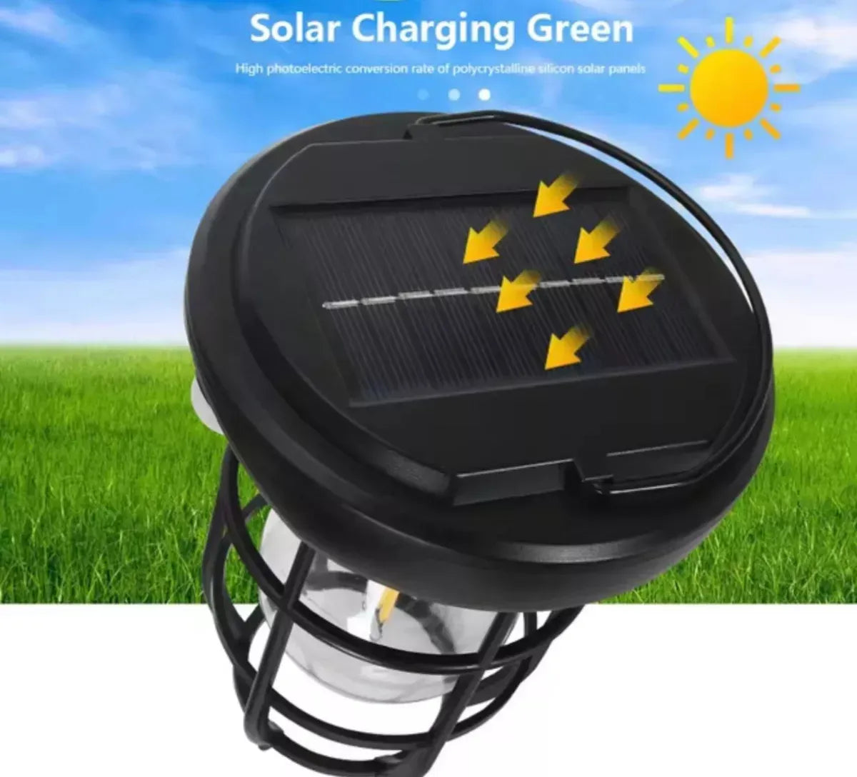 Lampara Con Panel Solar Para Exterior Sensor De Movimiento