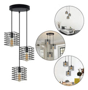 Lámpara Colgante de 3 Luces Unilamp para Cocina y Sala, Estilo Moderno Decorativo