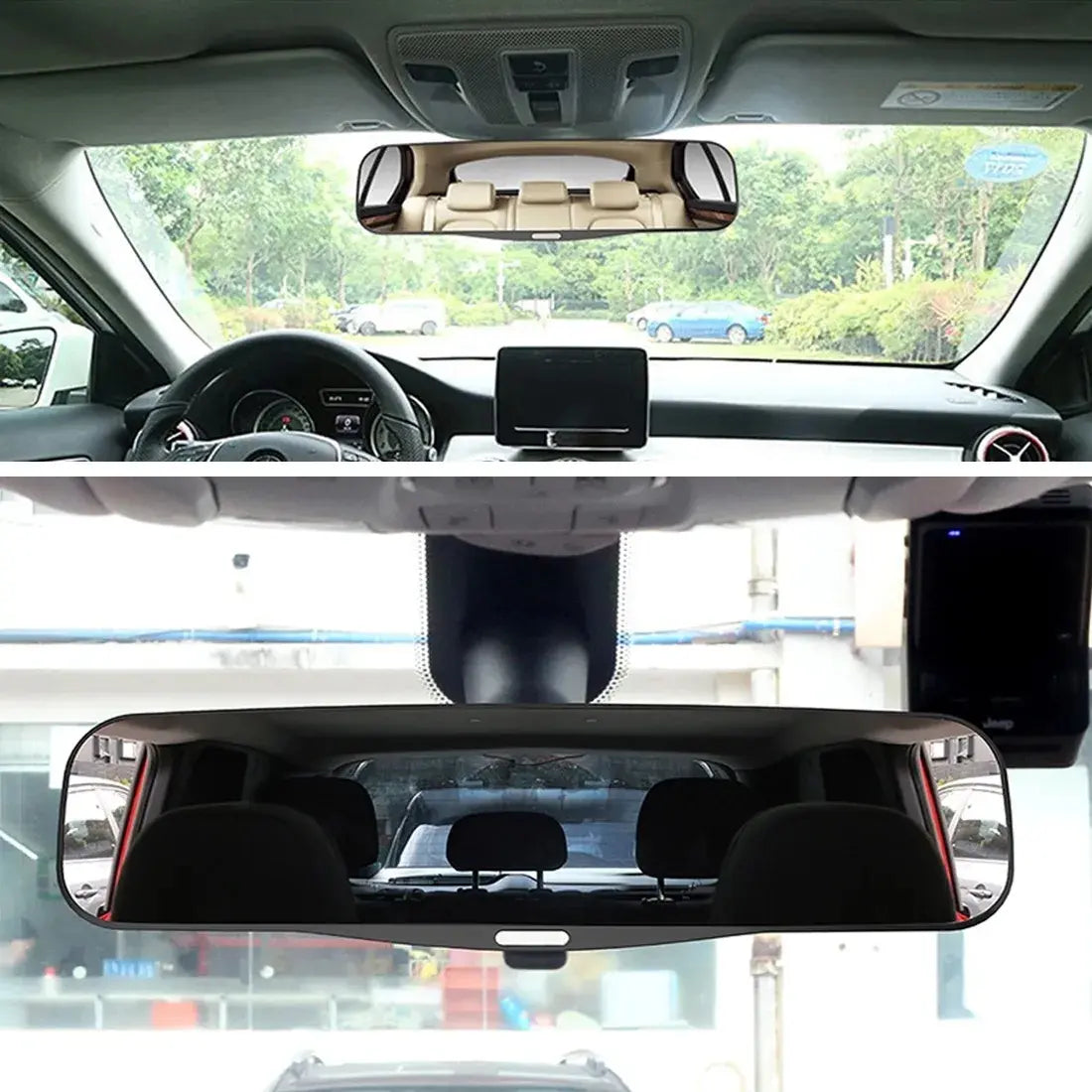 Espejo Retrovisor Curvado 300mm Interior De Coche Autos