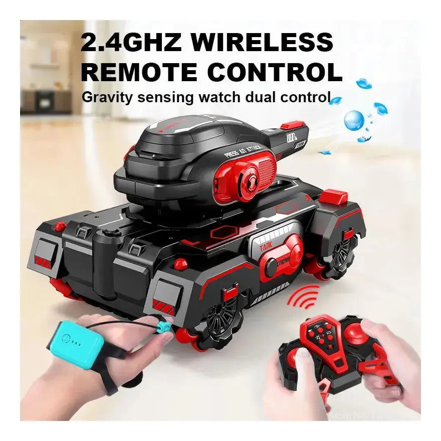 Juguete Auto Tanque Con Control Remoto