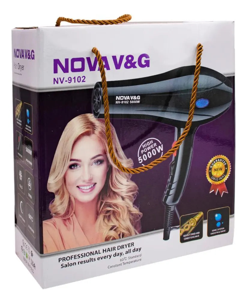 Secador De Pelo Nova Nv-9102 5000w