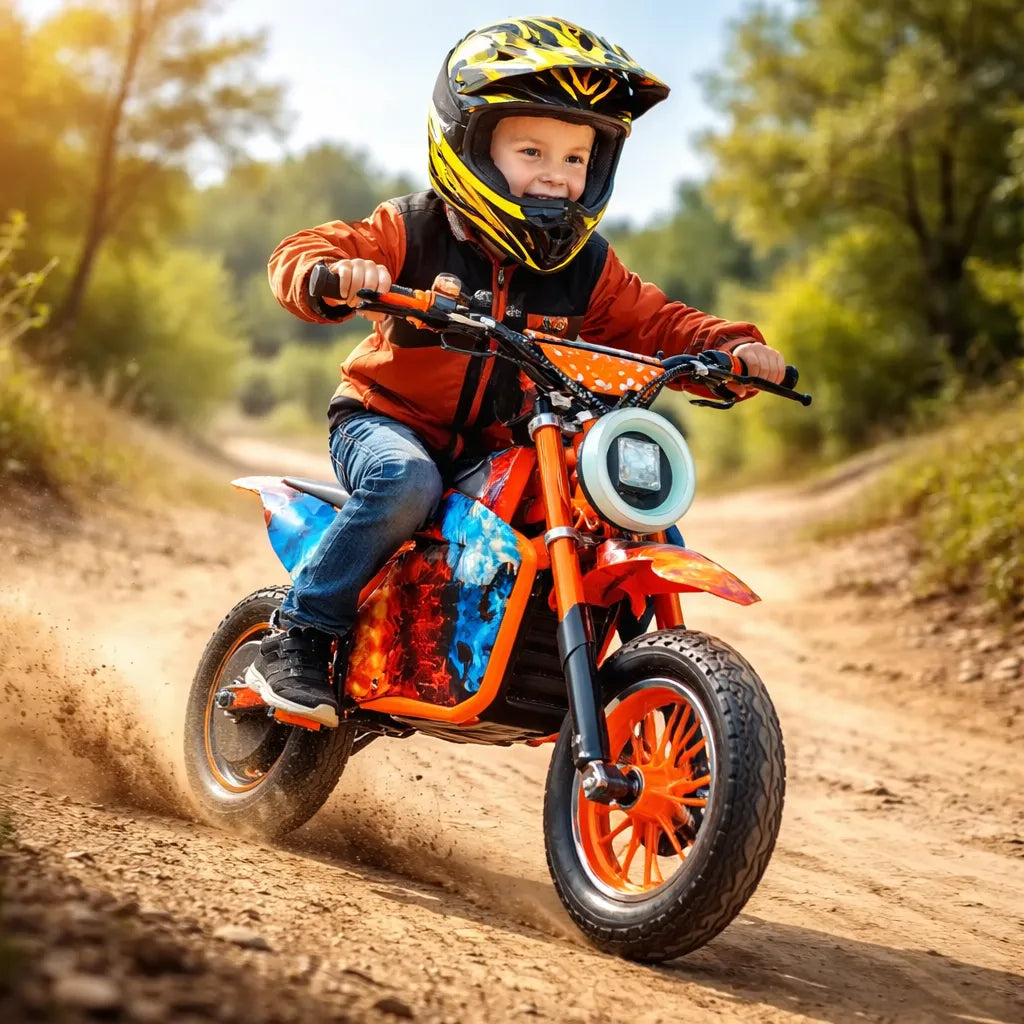Moto Motocross A Batería Infantil Para Niños
