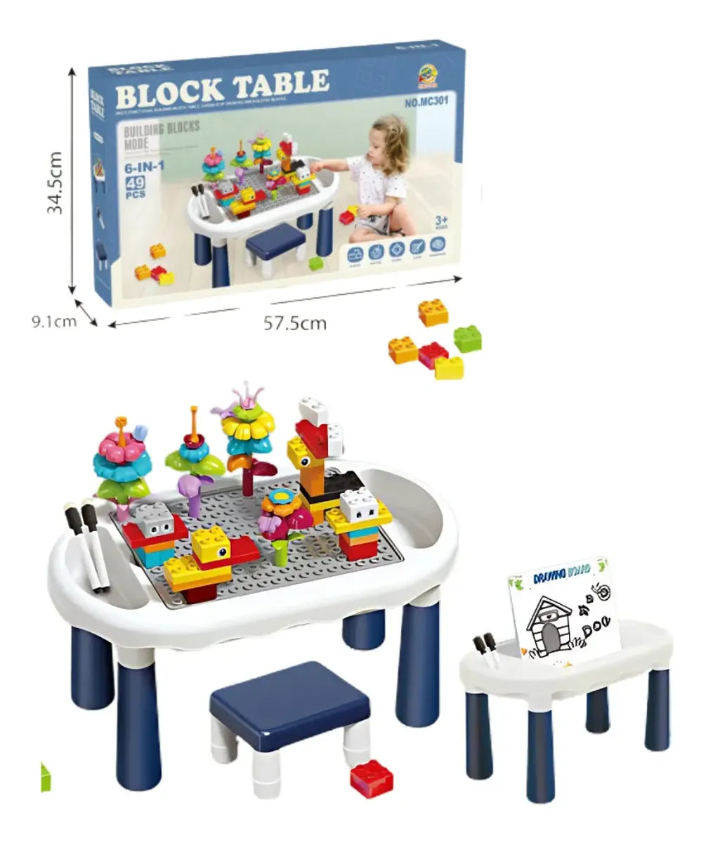 Mesa De Juego Encanstrable Para Bebes Infantil 49pcs