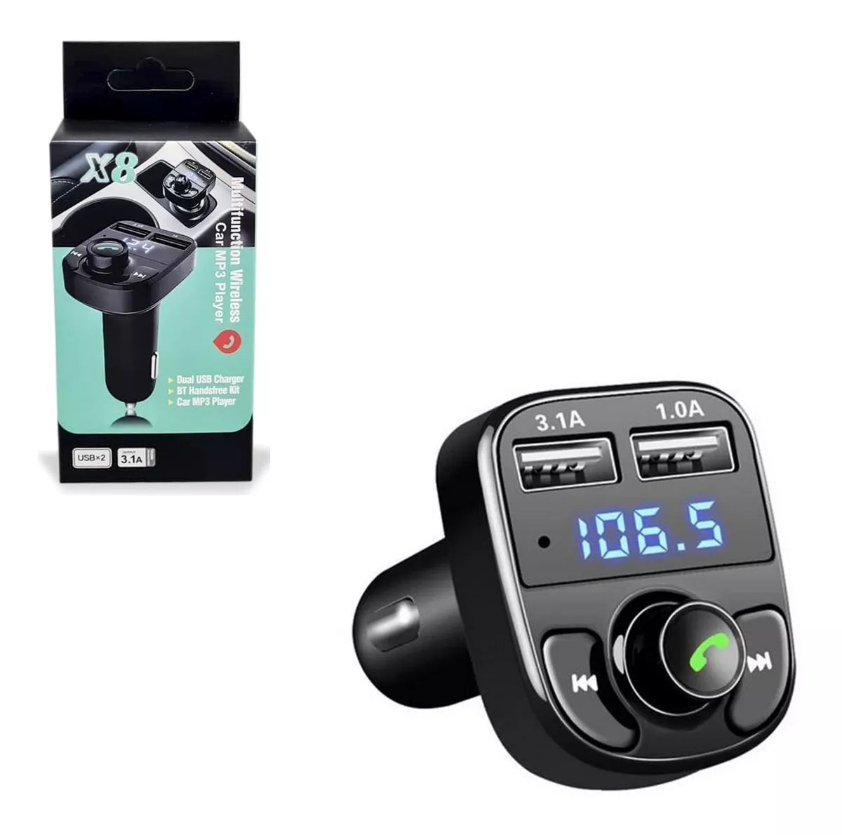 Transmisor bluetooth para auto