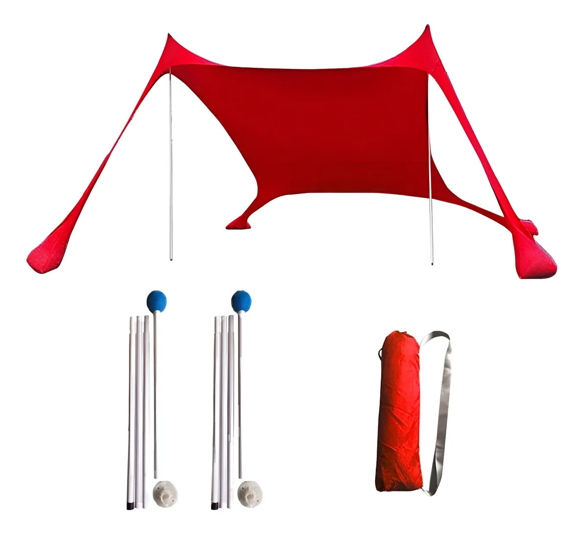 Gazebo de playa con proteccion UV