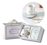 Taza Cerámica Con Calentador Inteligente Líquidos Usb