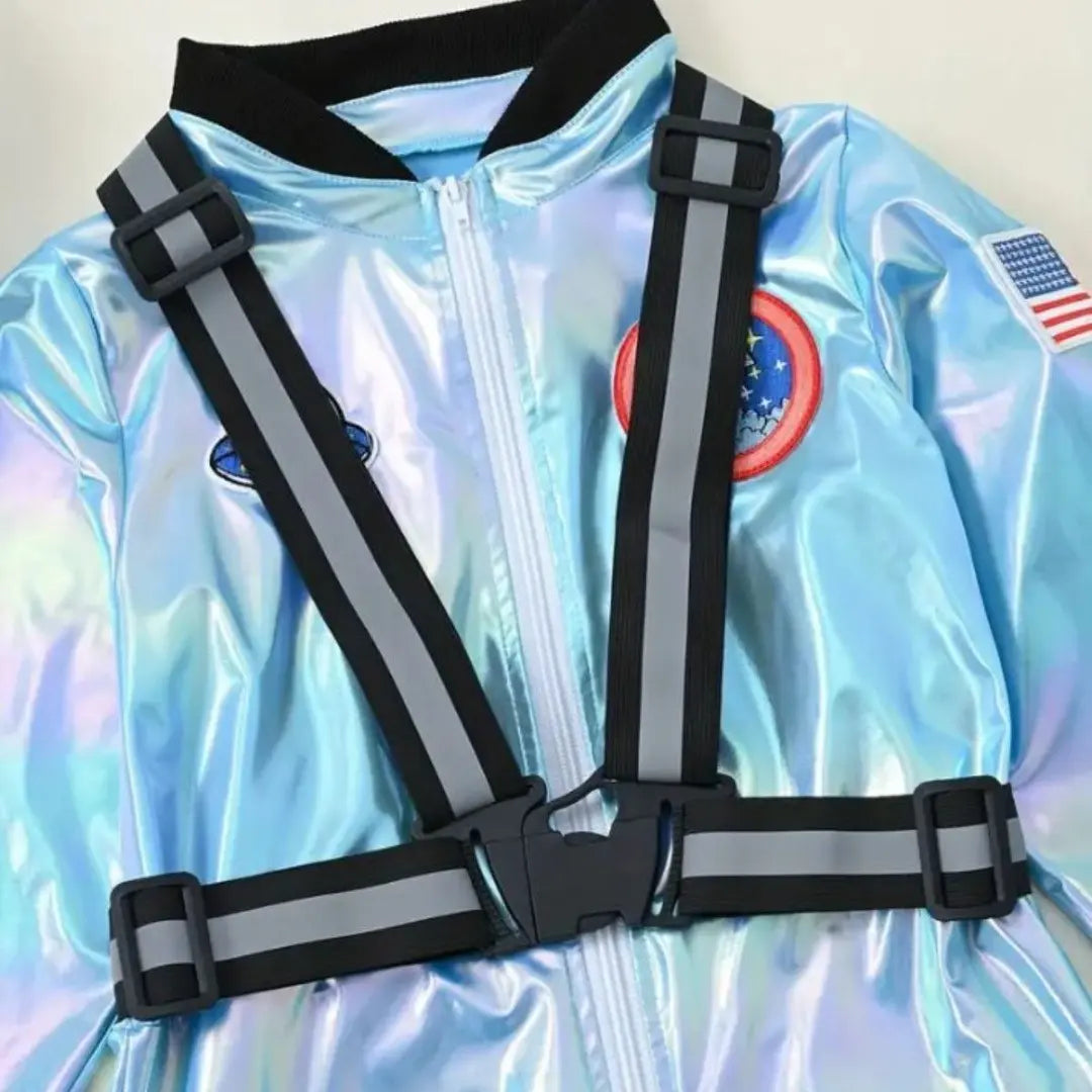 Disfraz Infantil Astronauta Blanco O Celeste Halloween