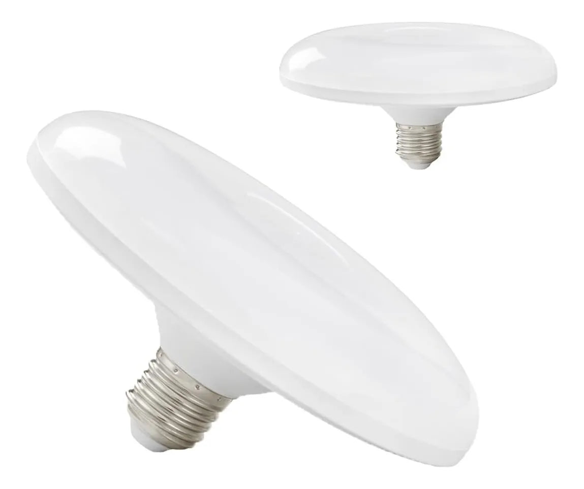 Plafón Led Luminaria 40w Con Rosca E27 Exterior E Interior