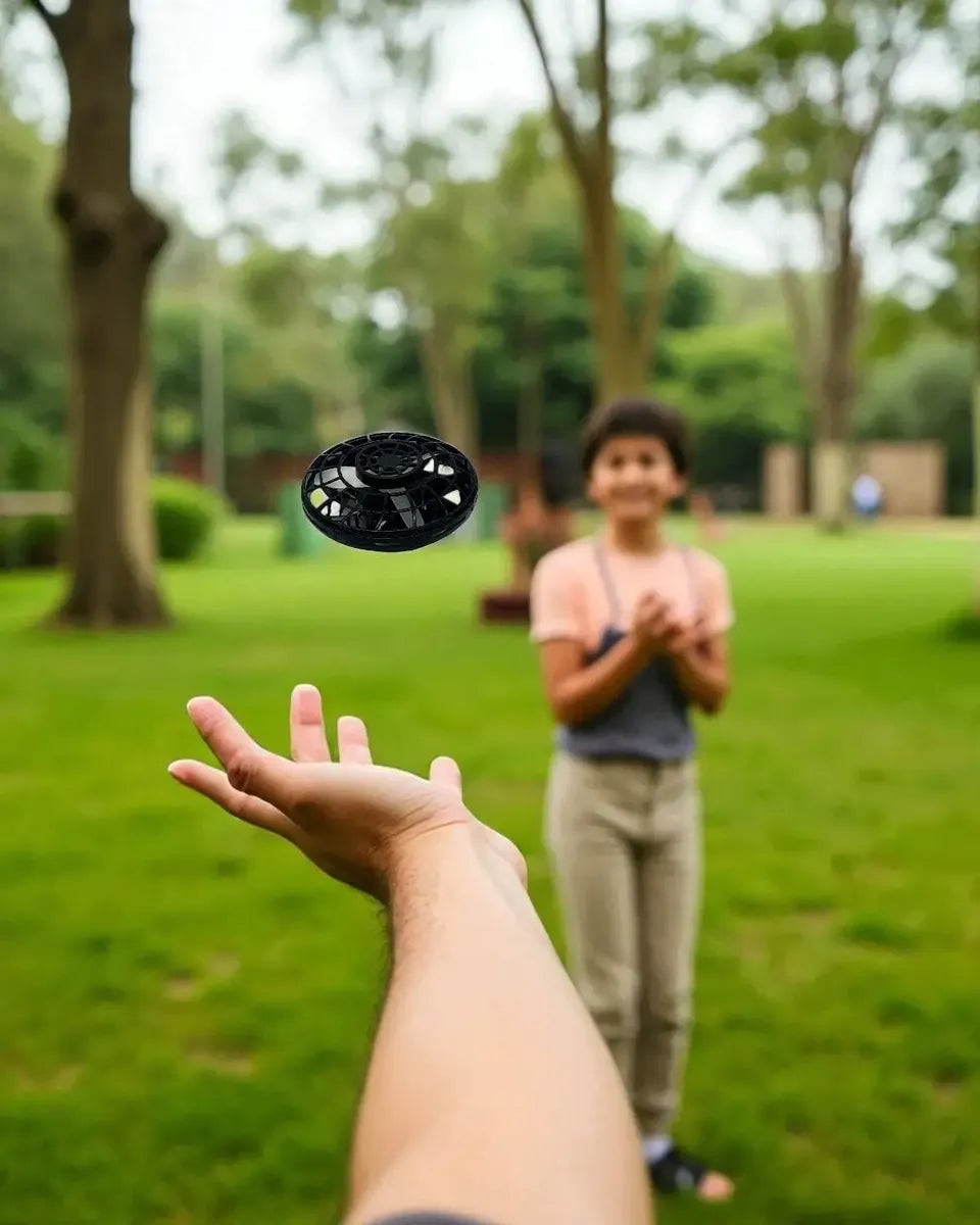 Dron Trompo Spiner Autónomo Recargable Luz Juguete Niñosø