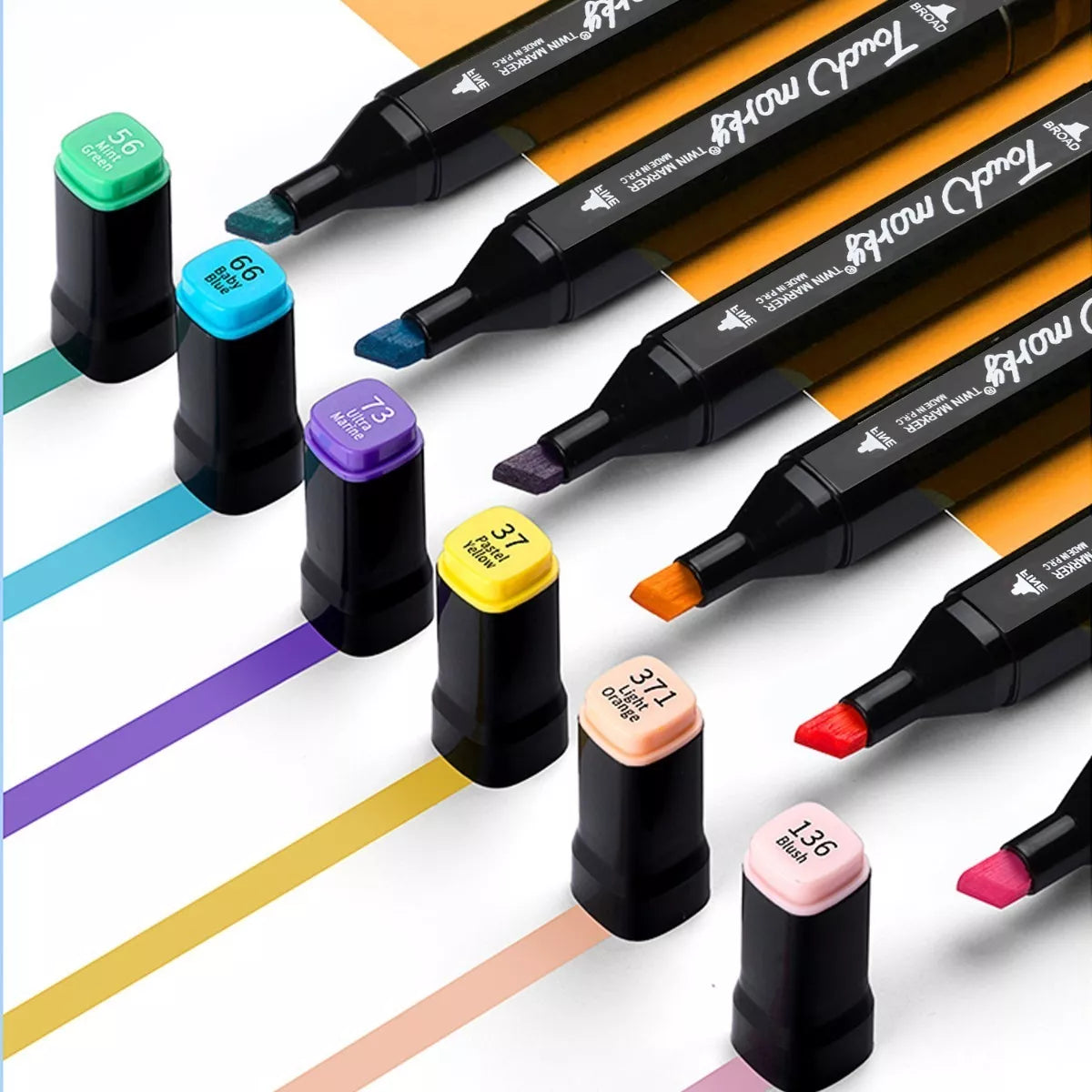 Marcadores doble punta x24