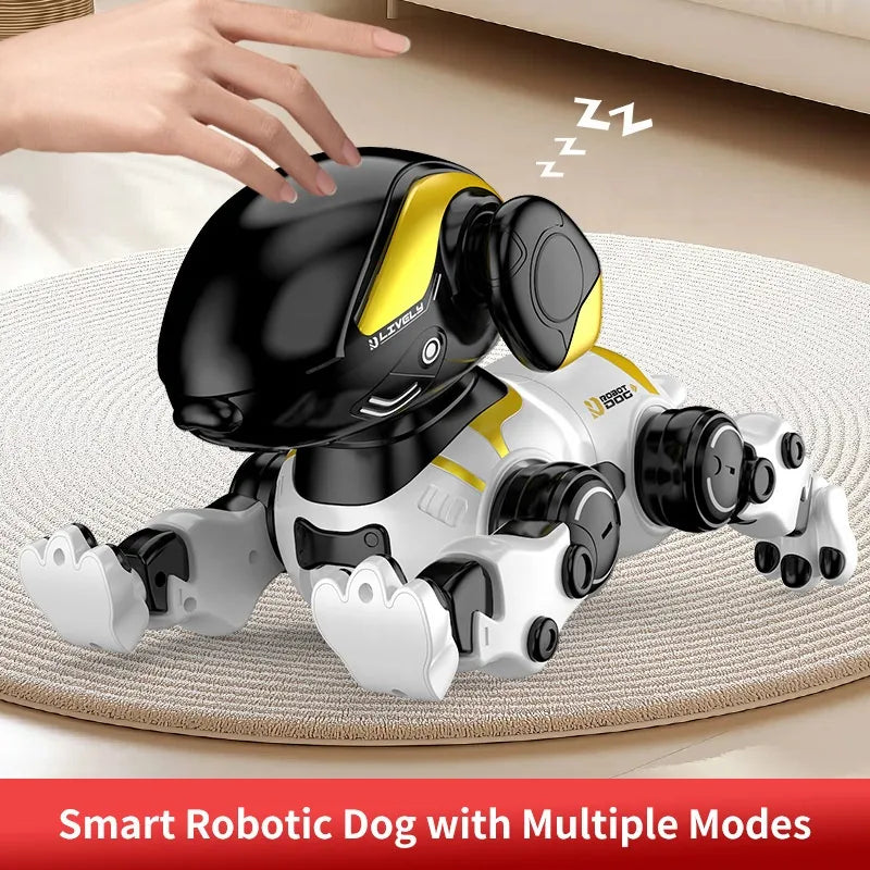Robot Perro Interactivo Comandos De Voz Y Control Remoto