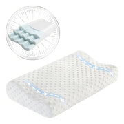 Almohada espuma memoria cervical viscoelastica ortopedica color blanco