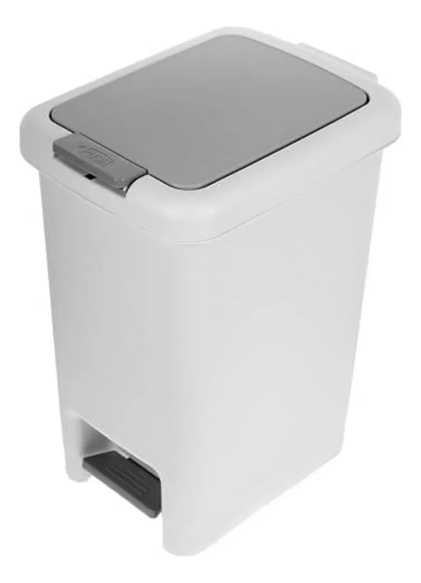 Cubo De Basura Con Tapa Para Espacios Estrechos Y Almacenamiento 20L