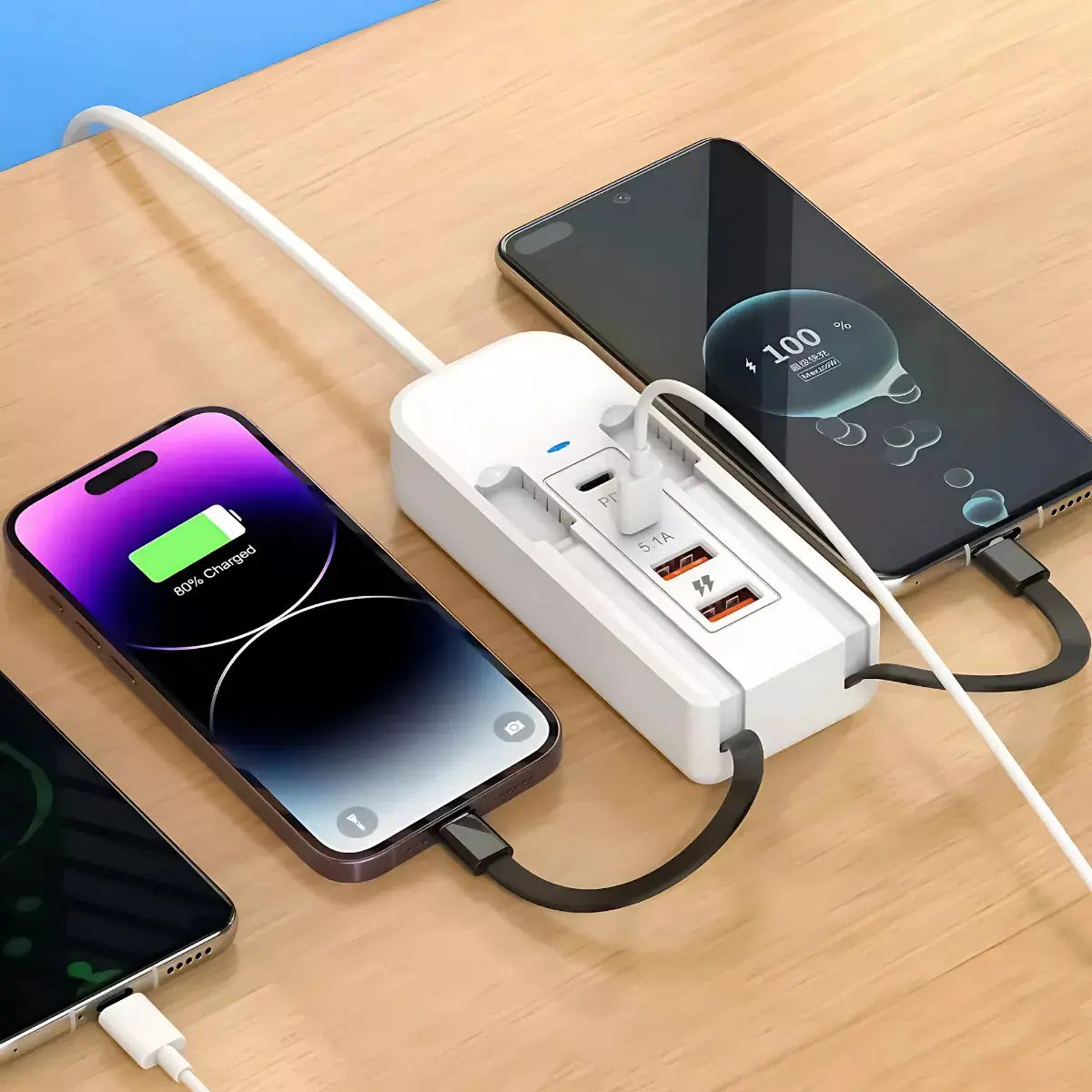 Cargador Carga Rápida 6 Puertos Usb Multicontacto