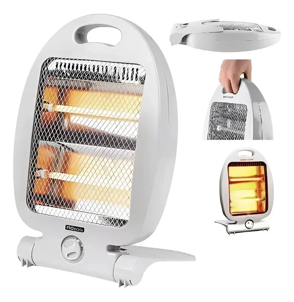 Estufa A Cuarzo 2 Niveles Segura 800w Doble Tubo Ganga Shop