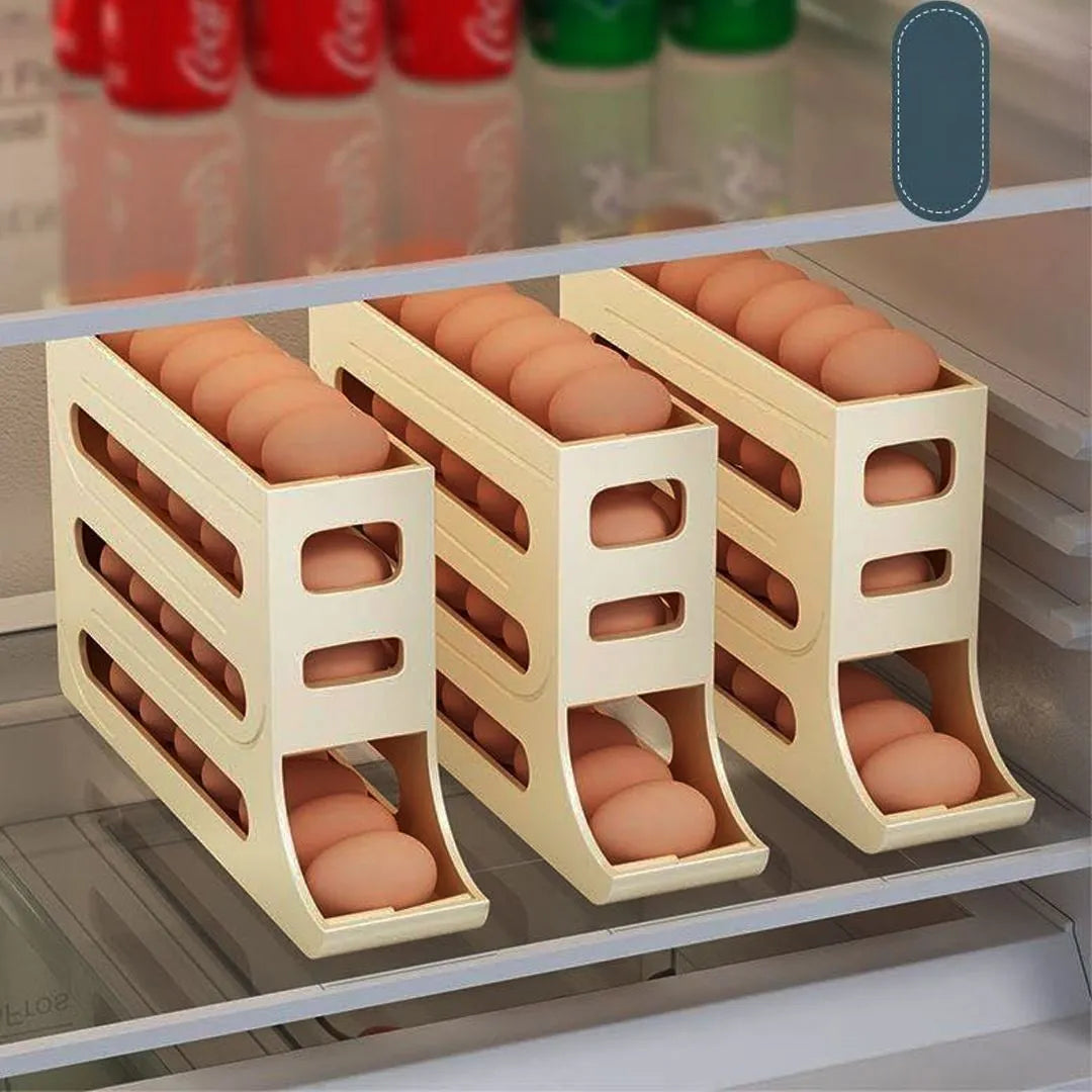 Huevera Organizador Dispensador De Huevo Para 20 A 25 Huevos