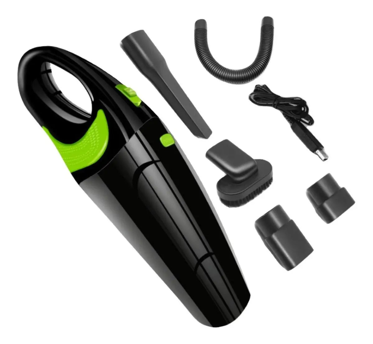 Aspiradora Auto Inalámbrica Carga Usb 120 W Color Verde Oscuro