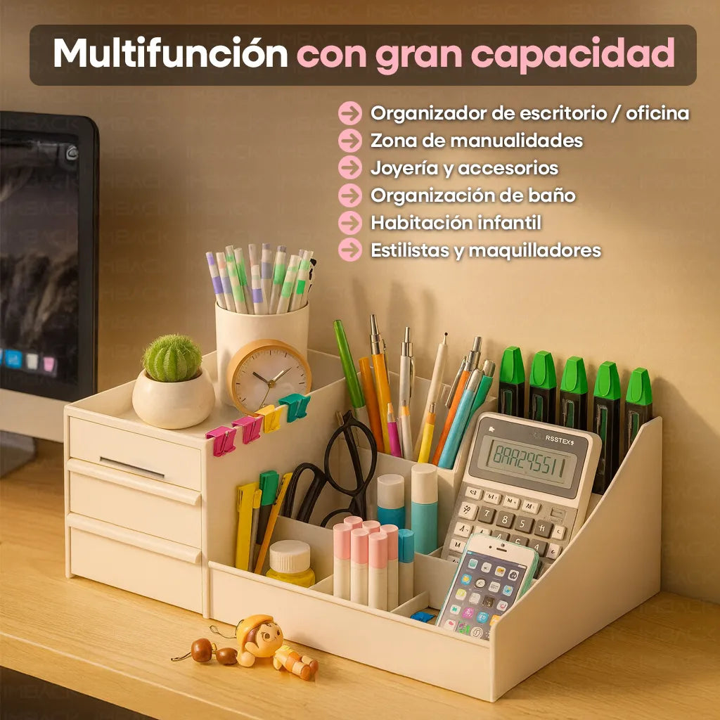 Organizador De maquillaje y cosmeticos Tocador Escritorio Baño